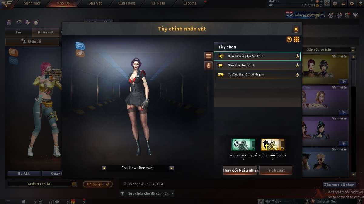 shop acc cf uy tin gia re